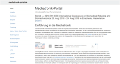 Desktop Screenshot of mechatronik-portal.de