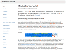 Tablet Screenshot of mechatronik-portal.de